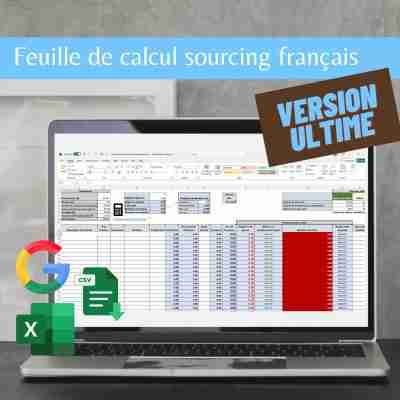 Feuille de calcul sourcing français Ultimate OA Sourcing Spreadsheet in French